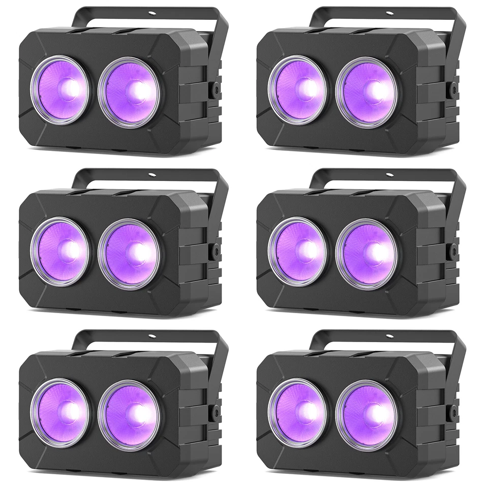180W COB LED Par Light DMX RGBW Par Light DJ Audience Blinder Spot Stage Light - Image 1 of 4
