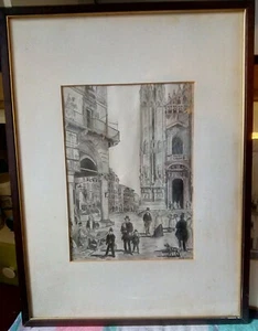 Quadro MILANO ANTICA _ piazza Duomo - Foto 1 di 2