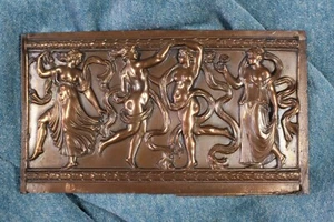 Neoclassical electroplating plate. Dancing nymphs. Neoclassical electroplating - Picture 1 of 7