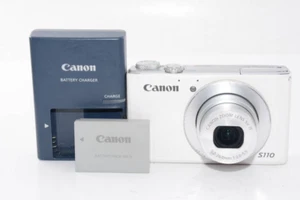 Canon PowerShot S110 bianca 12,1 megapixel fotocamera digitale lingua inglese dal Giappone - Foto 1 di 4