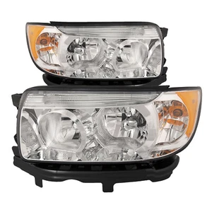 Headlights Pair Fits 06-2008 Subaru Forester 07-2008 Forester - Picture 1 of 8