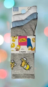 THE SIMPSONS 3er Pack Herrensocken Crew-Socken Gr. 43-47 -NEU- - Bild 1 von 1