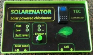Salt Water Pool Chlorinator powered by solar panel - Picture 1 of 7