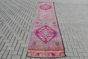 Floor Rugs, 2.7x10.5 ft Runner Rugs, Vintage Rugs, Wool Rug, Turkish Rug - Picture 1 of 6