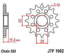 JT SPROCKETS SPROCKET FRONT 13T 520 KTM EXC 620 LC4 COMPETITION 1999