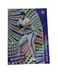 Chronicles #45 2021 Dane Dunning Rookie RC Revolution Foil Insert Texas - Imagen 1 de 5