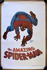 John Romita Sr Senior SIGNED 23" x 35" Amazing Spiderman Poster AUTOGRAPHED COA