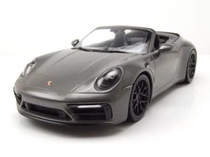 Porsche 911 Carrera 4 GTS Cabrio 2020 Gris Metálico a Escala 1:18 Minichamps - Imagen 1 de 9