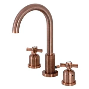 Kingston Brass FSC892ZXAC Millennium Widespread Bathroom Faucet Antique Copper - Picture 1 of 5
