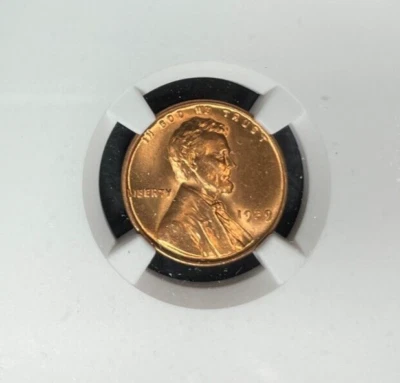 1939 LINCOLN WHEAT CENT ~ NGC MS 66 RD ~BEAUTIFUL COIN~ - Image 1 of 4