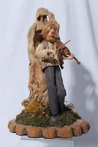 Vintage 1989 Peggie Kilgore Geiger Burl Wood Figur - Bild 1 von 5