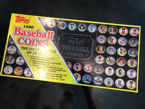 1990 Topps Baseball Coins Complete Set of 60 Coins