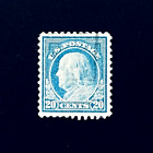 Znaczek USA - 1914 Benjamin Franklin 20c jasnoniebieski używany r23