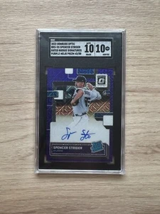 2022 Panini Donruss Optic SGC 10 Signatures Spencer Strider #RRS-SS - Picture 1 of 2