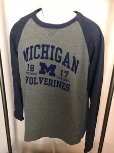 Neu mit Etikett/KOSTENLOSER VERSAND J.AMERICA Large Sweatshirt für Herren University of Michigan - Bild 1 von 2