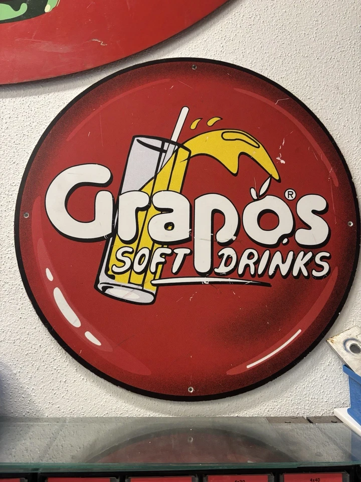 Blechschild  Grapos kein  Emailschild - Bild 1 von 1