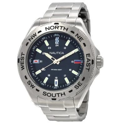 Reloj para hombre Nautica Clearwater Beach cuarzo esfera azul NAPCWS305 Foto 1 de 4