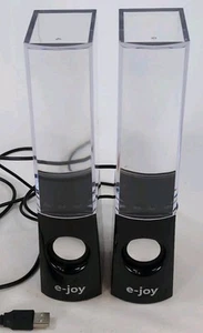 e-joy Colorful LED Dancing Water Speakers - Tested & Works - Picture 1 of 3