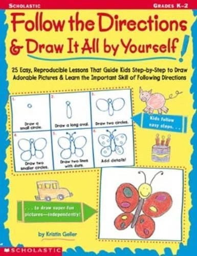 Kristen Geller Kristin G Follow the Directions & Draw It All by Your (Paperback) - Image 1 of 1