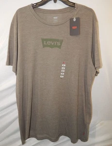 Levi's Herren X-Large Salbeigrün Spruch Logo Baumwolle T-Shirt Weich Tee Neu mit Etikett XL - Bild 1 von 7