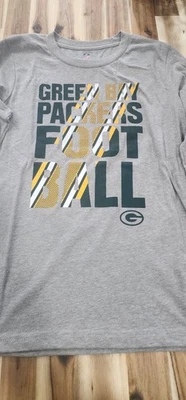 Camisa de manga larga grande 14-16 juvenil con licencia de Green Bay Packers NFL nueva con etiquetas Foto 1 de 4