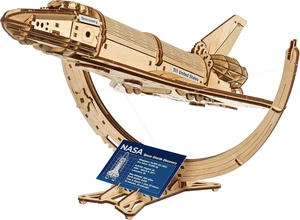 Space Shuttle Discovery Della NASA - Puzzle 3D Legno Adulti Da Costruire - Model - Foto 1 di 12
