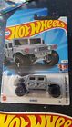 Hot Wheels ~ Humvee, Grey, Long Card.  Lots More BRAND NEW H/W Models Listed!!