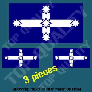 EUREKA STOCKADE FLAG DECAL STICKER HARD HAT BIKE CAR VEHICLE HELMET STICKERS - Bild 1 von 1