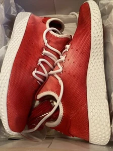Adidas Pharrell Williams Tennis HU Uomo Taglia Uomo 6.5 Rosso Scarpe Sneakers - Foto 1 di 7