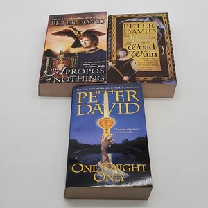 Sir Apropos of Nothing Series 1 & 2 and One Knight Only PB Books Peter David - Imagen 1 de 9