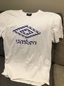 Mens Medium Umbro White T Shirt Worn For A Few Hours - Picture 1 of 3
