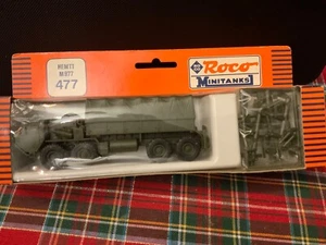 roco minitanks 477 HEMTT M977 véhicule militaire transport lourd - Foto 1 di 2
