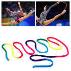 Corde de gymnastique rythmique couleur arc-en-ciel chaude corde solide compétition arts corde d'entraînement