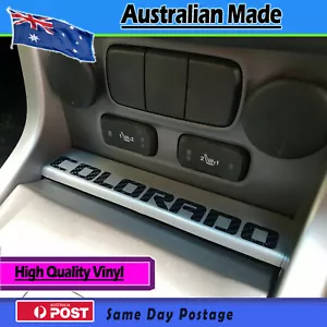 Dash Decal Carbon fibre finish. fits Holden Colorado custom STICKER - Picture 1 of 3
