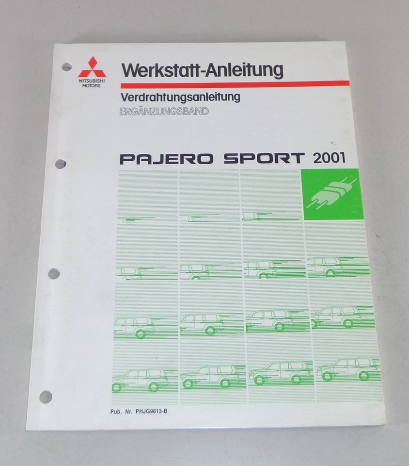 Manual de Taller Suplemento Eléctrico Diagramas Cableado Mitsubishi Pajero Sport - Imagen 1 de 1