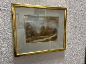 Nr. 1079 Landschaftsaquarell von J. Klingelhöfer - Bild 1 von 1