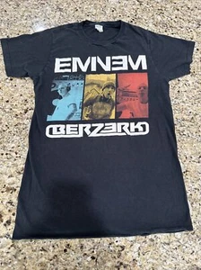 Rare Eminem “Berzerk” Black Shirt 2013 Size M Medium Bay Island Distressed - Picture 1 of 14