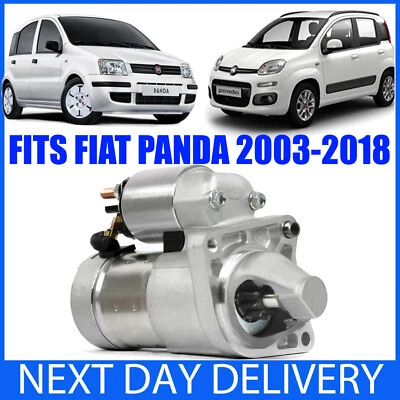 FITS FIAT PANDA MK2 & MK3 1.1 1.2 1.4 PETROL 2003-2019 BRAND NEW STARTER MOTOR - Image 1 of 4