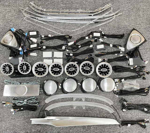 Interior Trim Set For Mercedes Benz W205 C-Class Atmosphere Ambient Light 2015+ - Image 1 of 4