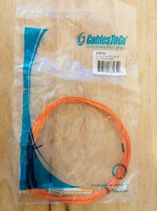 LC to LC Fiber Patch Cable Cord Jumper Duplex MM 62/125 3M - Picture 1 of 3