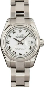 Rolex Lady-Datejust 179160 Silver Oyster Bracelet with Silver Bezel Watch - Picture 1 of 6