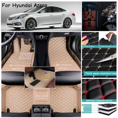 Alfombrillas aptas para Hyundai Azera 2006-2017 alfombrillas impermeables para todo tipo de clima Foto 1 de 4