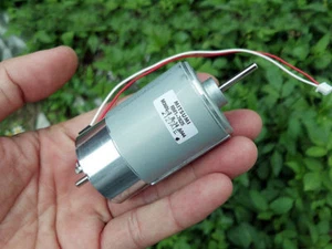 For MITSUMI M36N-3 Dual Shaft 555 DC12V 2800RPM DC Motor Wind Turbine Generator - Picture 1 of 4