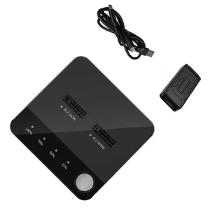 Black Dual Bay M.2 SATA/NVME Duplicator Offline Disk Clone Copy Duplicator - Afbeelding 1 van 14