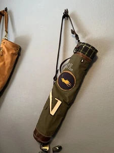 Bespoke Polo Patches Golf Bag Upcycled Carry - Picture 1 of 13