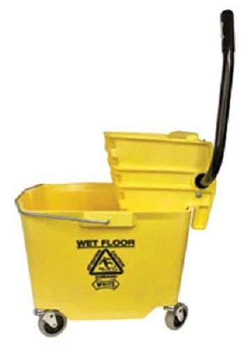 Impact 6Y/2635-3Y 35 Quart Sidepress Squeeze Wheeled Commercial Mop Bucket  - Image 1 of 1