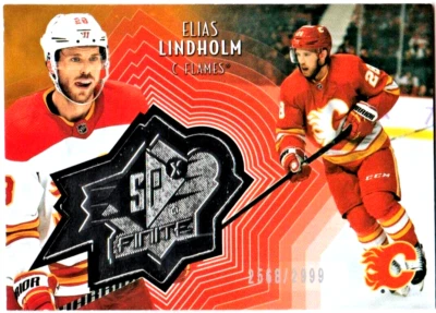 ELIAS LINDHOLM 21-22 SPX FINITE /2999 CARD # SF-7 UPPER DECK EXTENDED 2021-22 - Image 1 of 2