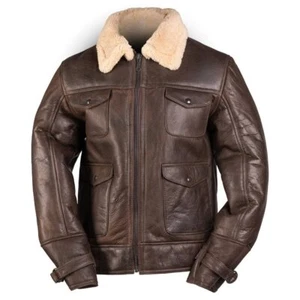 Vietnam War US ARMY NAVY A4 Flight Jacket Premium Leather Lambskin - TOP - Picture 1 of 2