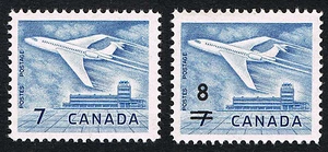 Canada Sc# 414 & 430 = 1963 & 64 OTTAWA and OVERPRINT = MINT XF NH PAIRS - Picture 1 of 1