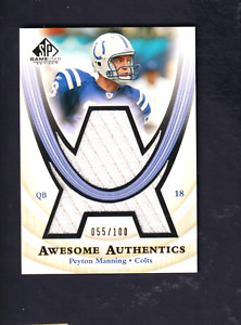 2004 SP Game Used Edition Awesome Authentics #AAPM Peyton Manning 55/100